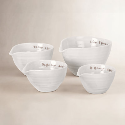 Portmeirion Sophie Conran White Measuring Cups 5.5"