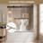 56–60" W x 60" H Frameless Double Sliding Tub Door, 5/16" (8mm) Nano Clear Tempered Glass with Safety Film, Stainless Steel Hardware, Matte Black-121252404-129392725