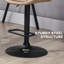 Bigvai Adjustable Height Bar Stool with Steel Frame-757201551