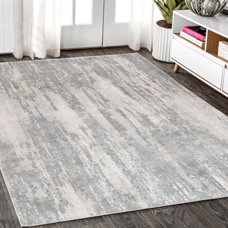 Beverly Viscose Abstract Indoor Rug, Rectangle 12' x 14'