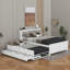 Lit plateforme avec tête de lit, USB, lit gigogne et tiroirs-87402986-87402987