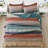 3-piece Boho Quilt Set Reversible Microfiber Bedspread All Season-122256988-122256998