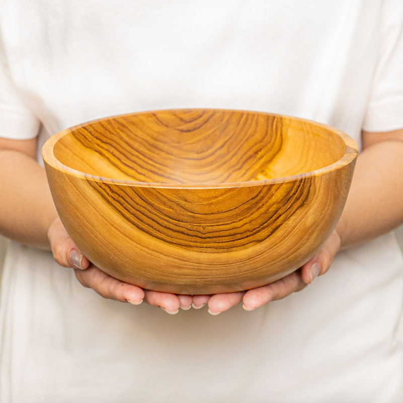 Rainforest Bowls Teak Serving Bowl