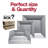 Silver Square Plastic Plates Dinnerware Value Set - 120 Sets