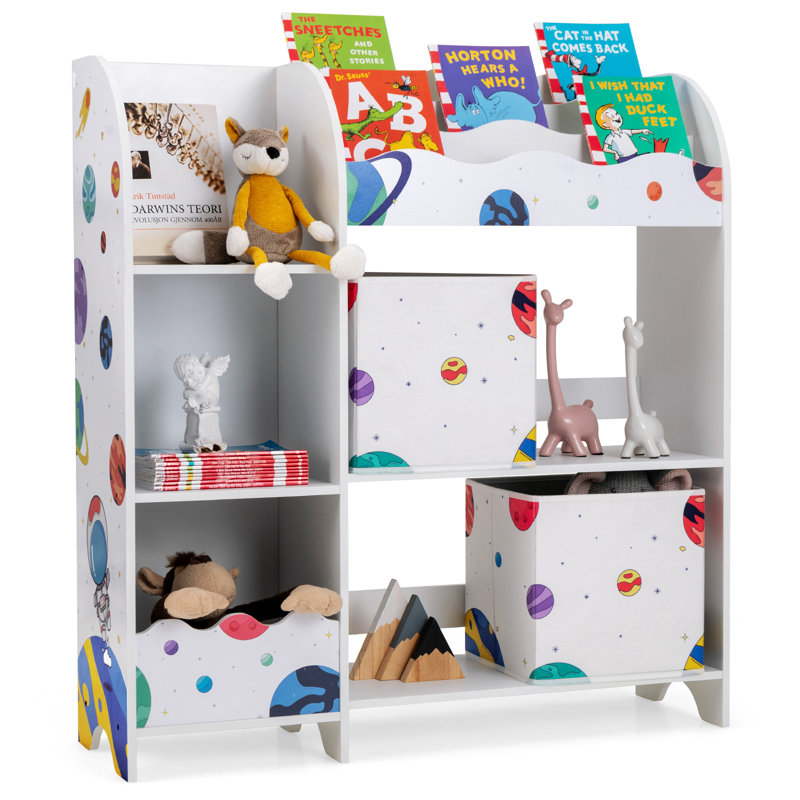 Ful 102cm H X 30cm W Toy Storage Kids Bookcase