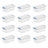 Sterilite Plastic Clear Stackable Latching Storage Box Container