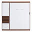 Lit escamotable double pleine grandeur avec armoire-1380209678