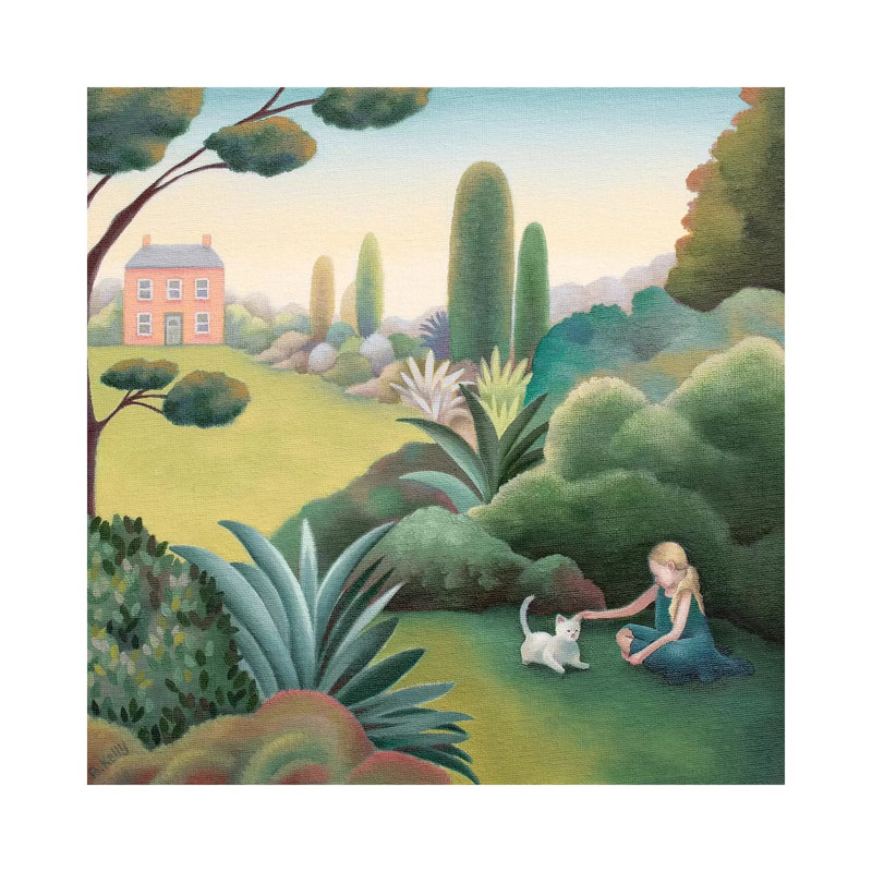 Sweet Little Kitty by Antoinette Kelly - Wrapped Canvas Print, 66.04 cm H x 66.04 cm W x 1.91 cm D