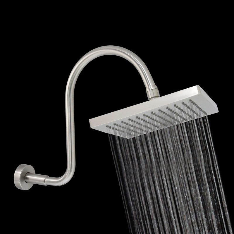 Rain Rain Shower Head 1.75 GPM GPM with Aerating, Satin Nickel