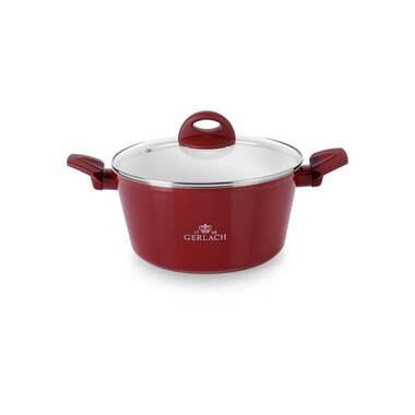 Circulon Premier Professional Hard Anodized Nonstick Induction Saucepot  with Side Handles and Lid, 4-Quart, Bronze 