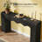 Wavy Edge Style Sofa Table,Console Table,Entryway Table