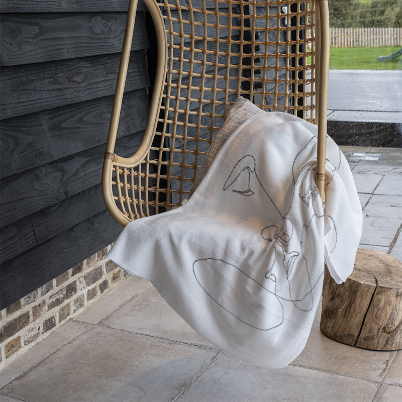 Donara Plain Weave / Muslin Throw Blanket
