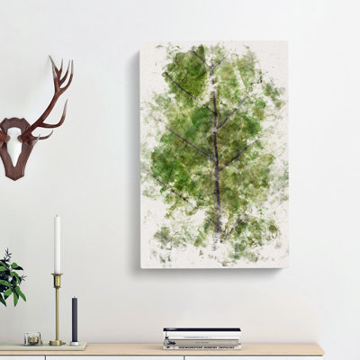 Leaf Lines - Wrapped Canvas