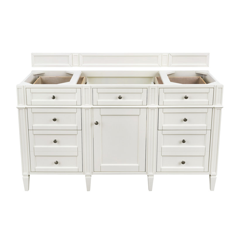 Brittany 60'' W Single Bathroom Vanity Base, Bright White
