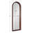 Skyeler Modern Wood Arched Accent Mirror-907806876-907806875