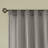 Harper Grey Solid Crushed 42x95" Curtain Panel Pair-1886352987-1886352991