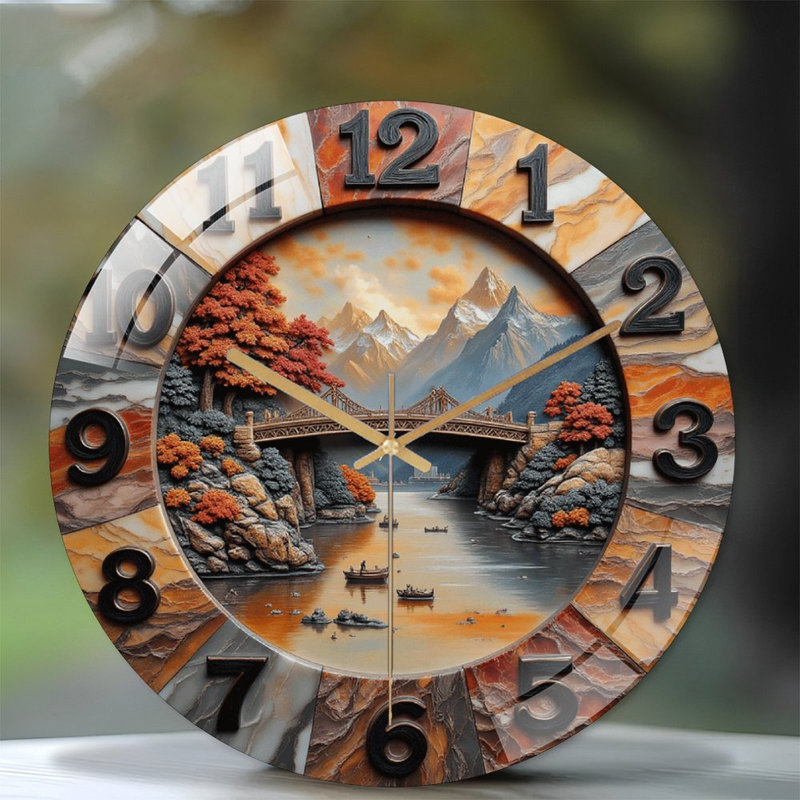 Horloge murale 12 po