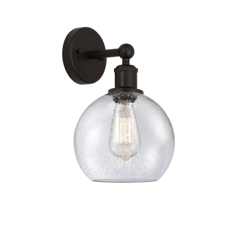 Ellington Steel Armed Sconce, Oil Rubbed Bronze, Seedy