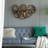38.5x22x4.2" Seretha Gold Leaf Wall Décor