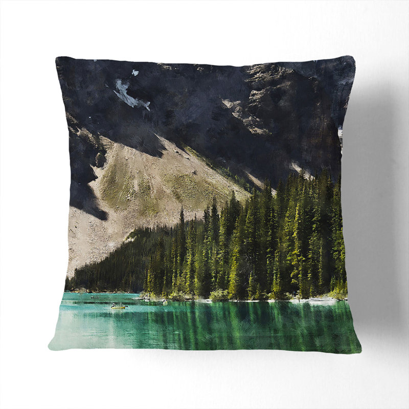 Square Cushion, 40cm H x 40cm W x 15cm D, Black