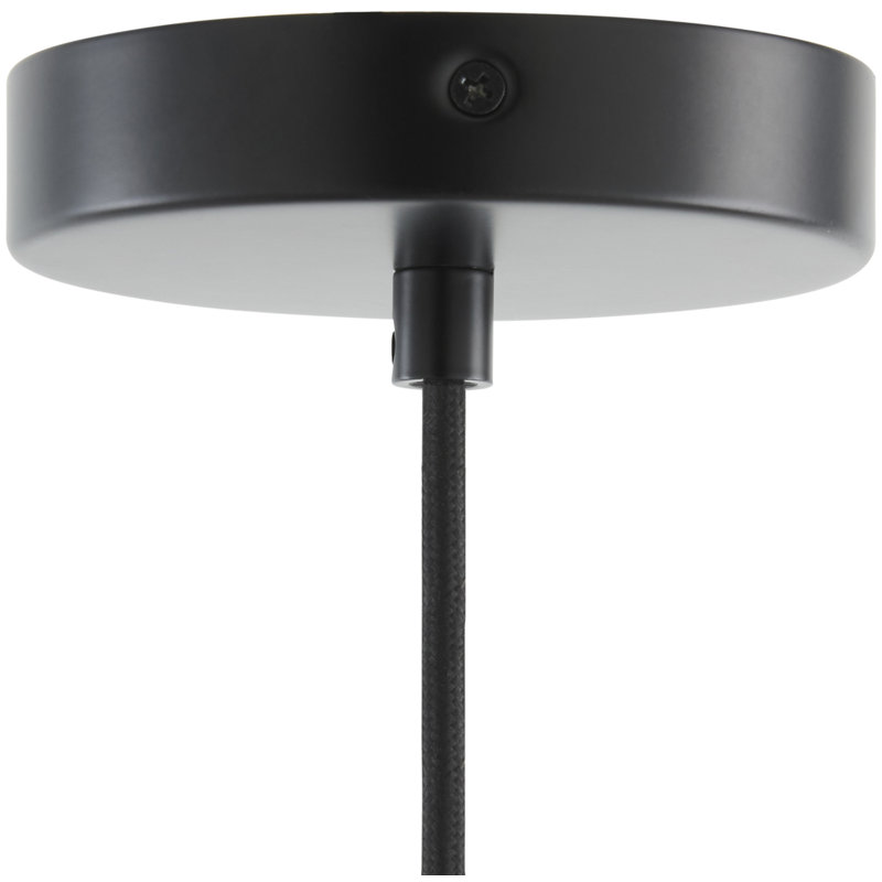 Luminaire suspendu Armster, H 59 po x l 18 po x P 18 po, Noir