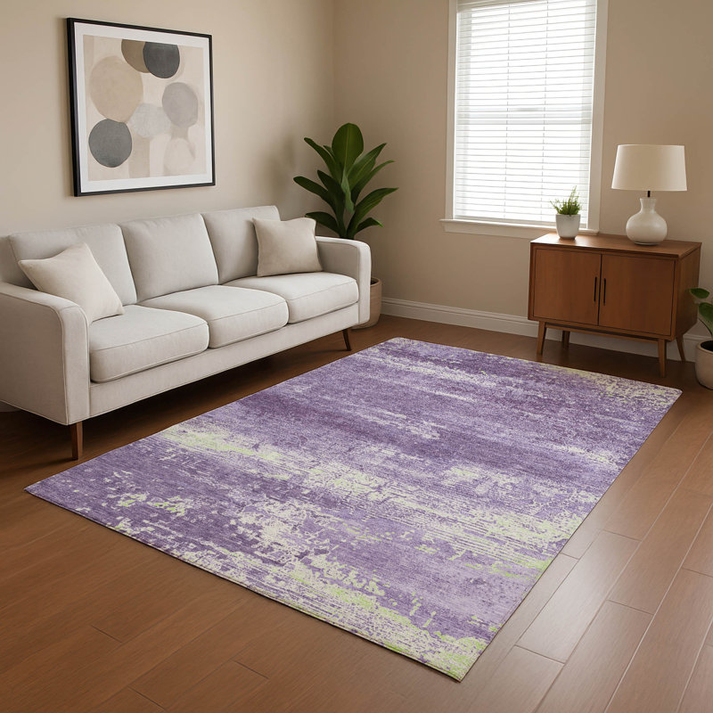 Premium Machine Washable Otte AMF1778 Modern Rug, Rectangle 8' x 10'
