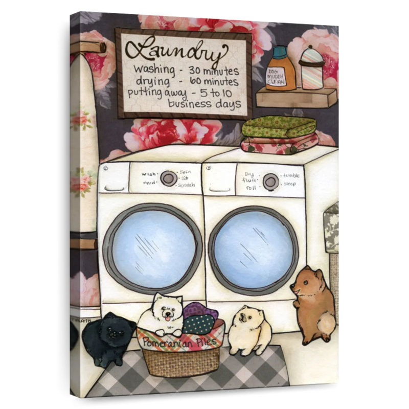 Brampt Pomeranian Piles, 24" H x 16" W