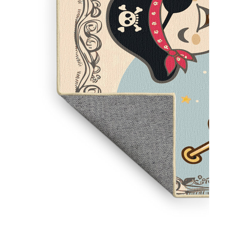 Tapis lavable Sunside Sails Pirates Ocean Kids_Pir030, Rectangulaire 2 pi x 3 pi