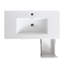 Meuble-lavabo de 36 po avec lavabo en céramique et meuble de rangement en rotin avec deux portes et un tiroir-849246230
