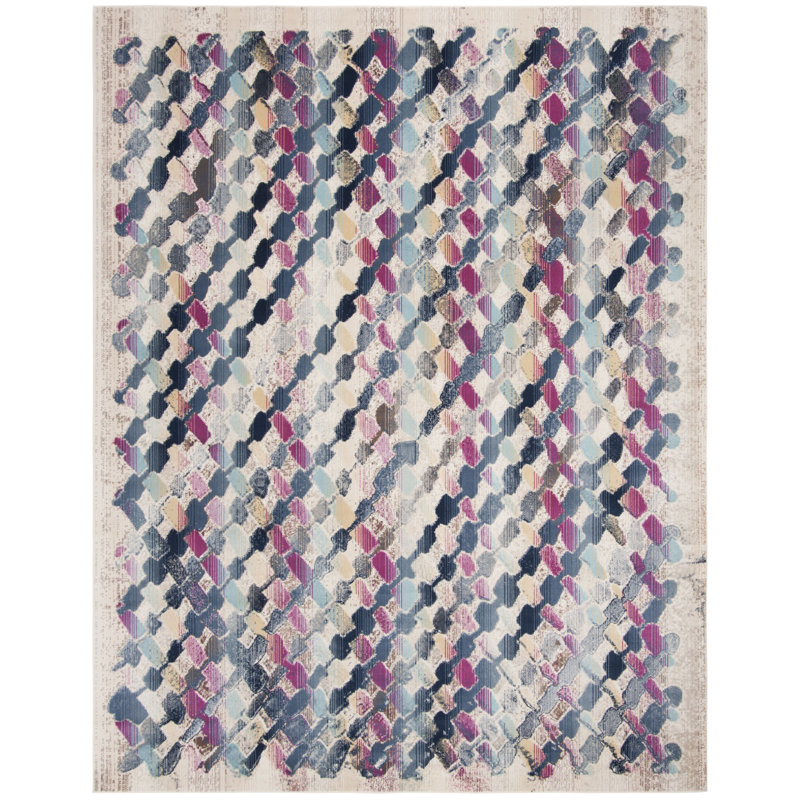 Damon Performance Abstract Rug, Rectangle 6'7" x 9'2"