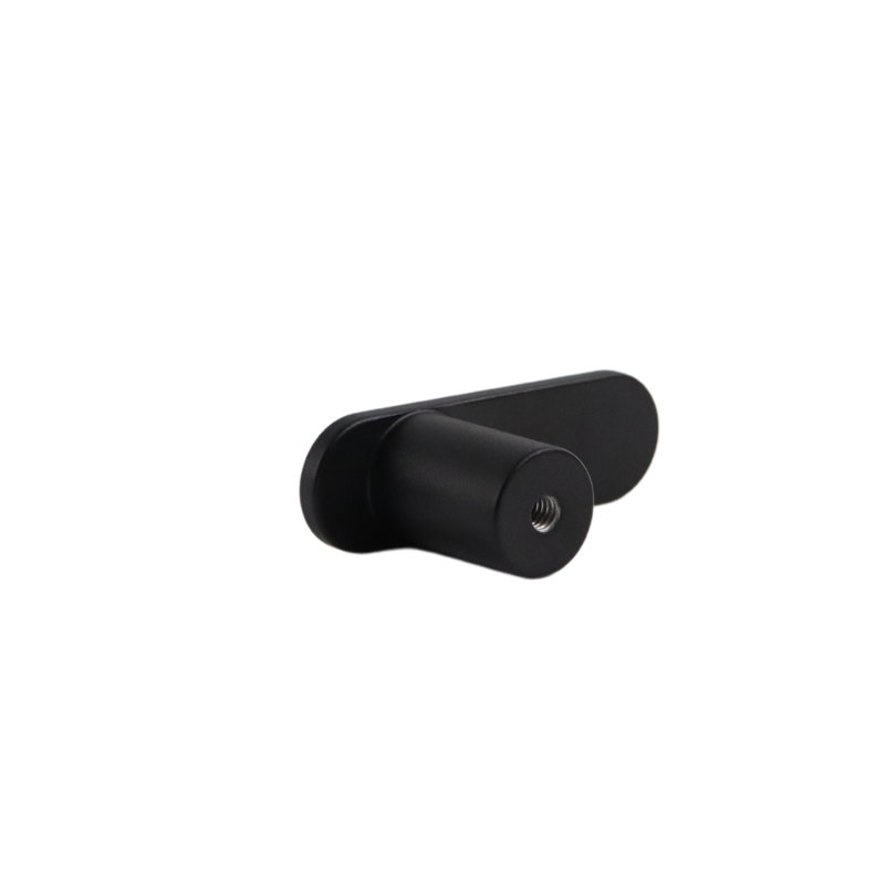 2" Bar Knob, Charcoal (Black), 1"