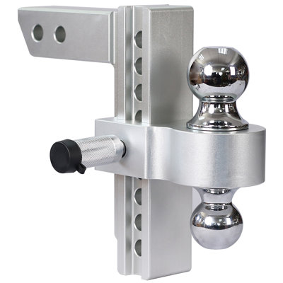 Alu Adjustable Trailer Drop Hitch,2Inch Receiver,8 Inch Adjustable