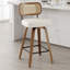 Swivel Upholstered Counter Stool-967829995