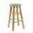 Azalea Park Natural Tan Wood Backless Indoor Kitchen Barstool, Fully Assembled, 29" High