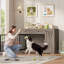Console pour chenil pour chien de 47,2 po Ansel | Caisse en bois avec 2 tiroirs de rangement et armoire-726279716