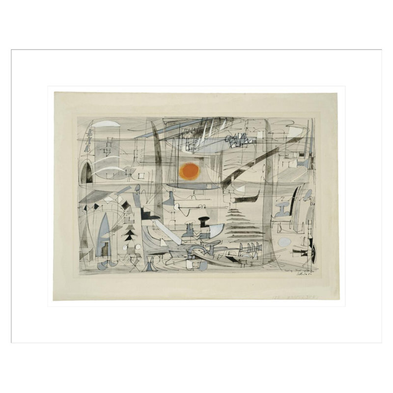 «Spring ... Hurting» par Sonja Sekula - Reproduction giclée encadrée, H 17,48 po x l 21,75 po