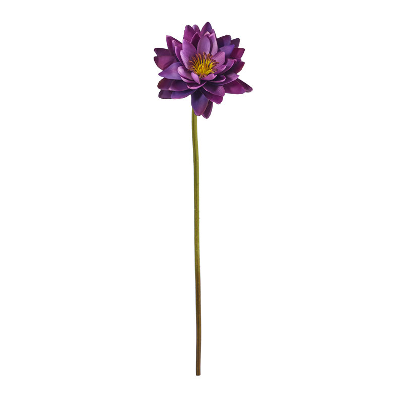28 po fleur artificielle Lotus (ensemble de 4), Violet