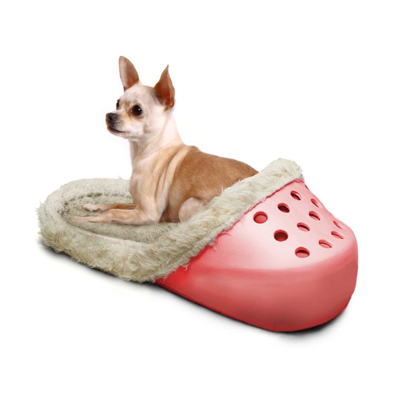 Fleece Pet Bed, Red