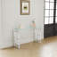 Console en acier inoxydable et verre, table d'appoint Meal-717151734