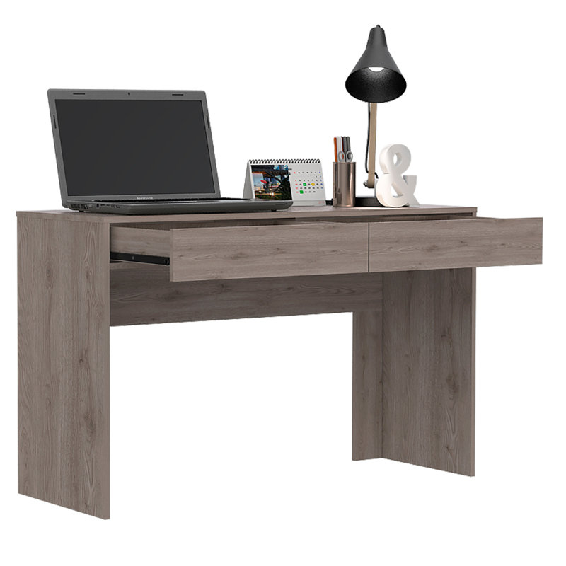 Bureau d'écriture Acre, deux tiroirs, H 29,5 po x l 47,3 po x P 17,7 po