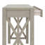 Console d'entrée 60 po, table de couloir moderne avec 4 tiroirs spacieux et canapé en placage d'acacia-1033069368