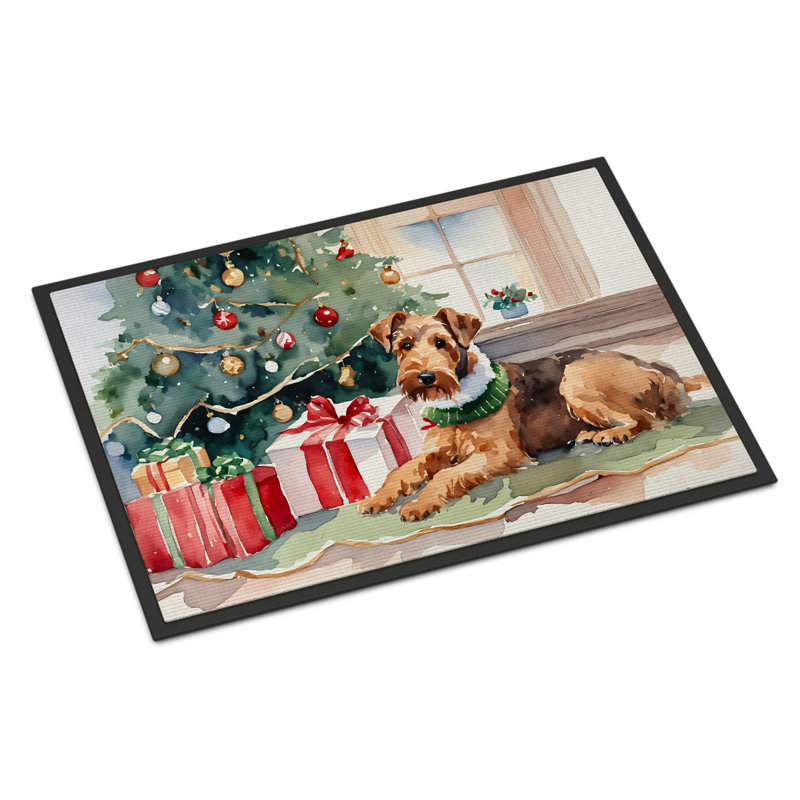 Jermarcus Non-Slip Christmas Doormat, 18" W x 27" L