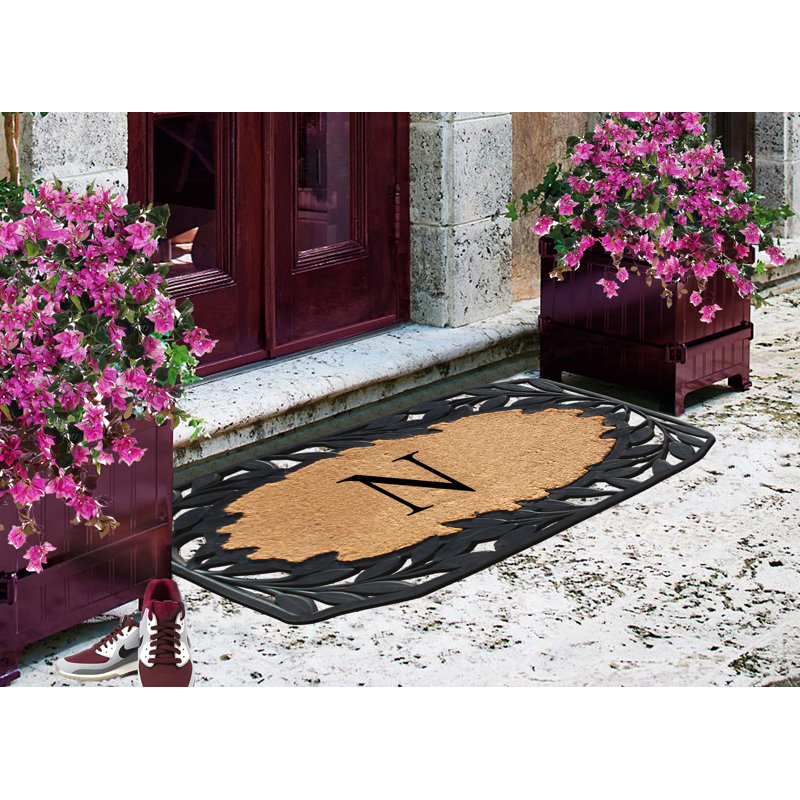 Tapis d'extérieur antidérapant 38 po x 23 po Tijan, N
