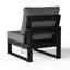 Chaise de patio sans accoudoirs à assise profonde avec cadre-1025138770-1025138781