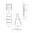 3 - Step Solid Wood Lightweight Folding Small Step Ladder