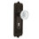 Egg & Dart Plate with Decorative Keyhole and Crystal Meadows Knob