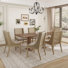 Cohe Cane Webbing Rubberwood Dining Set