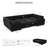 Knaack Velvet & Plush Large Sectional Modular Sofa, Livingroom 8 Seats 137.8'' Wide Sofa Bed With Detachable Back/Seat Cushions-306285752