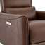 Fauteuil inclinable électrique pivotant en cuir véritable Sant-121439191