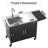 57 in. Grade 304 Stainless Steel Grade 304 Stainless Steel Grill Cabinet